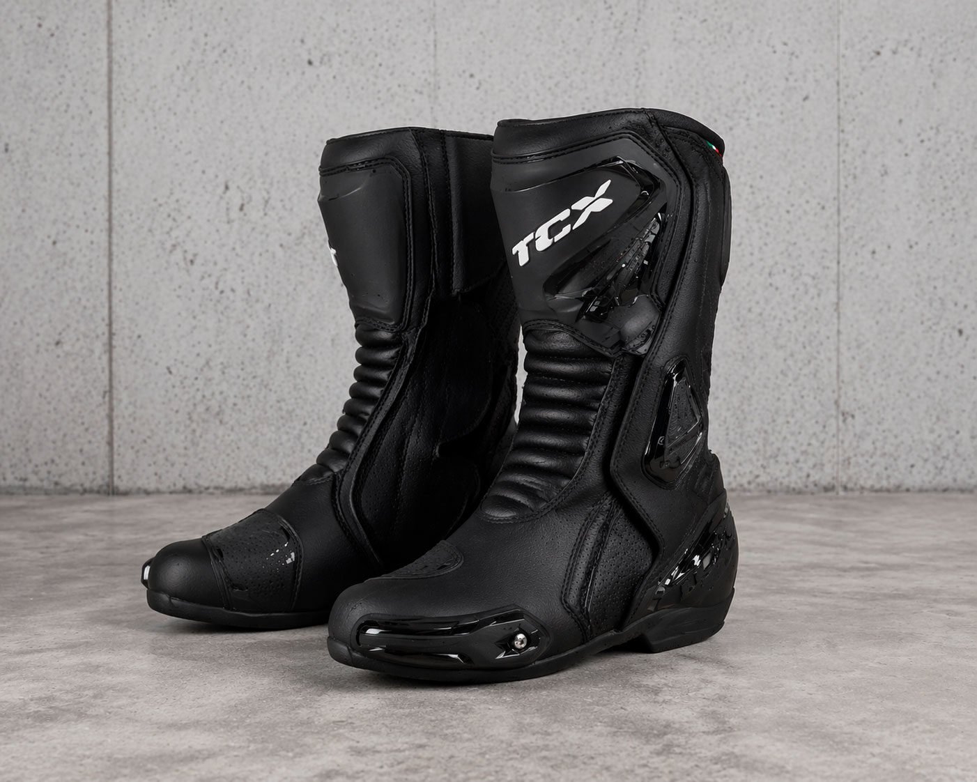 Botas de moto TCX negras